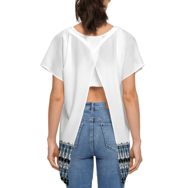 Women's Open Back Short-Sleeve T-shirt - Image 6