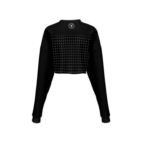 Black Surrounded by U Women’s Cropped Sweatshirt - Image 3