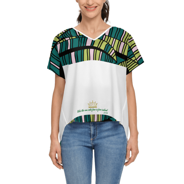 Freedom Women's Open Back Short-Sleeve T-shirt - Image 5