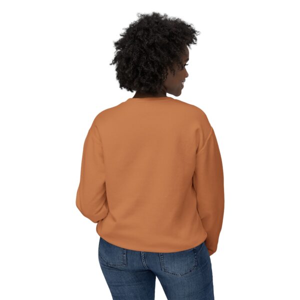 DARK Rock of Ages Unisex Lightweight Crewneck Sweatshirt - Image 4