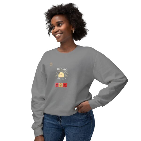 DARK Rock of Ages Unisex Lightweight Crewneck Sweatshirt - Image 15