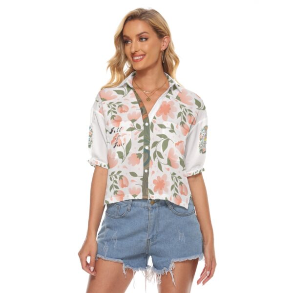 Full of Fruit  V-Neck Tunic Top