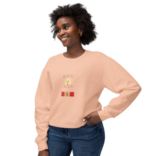 BRIGHT Rock of Ages Unisex Lightweigh Crewneck Sweatshirt - Image 15