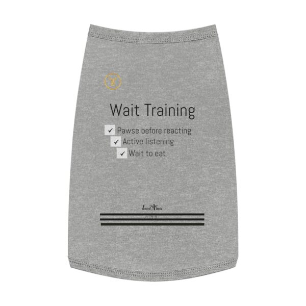 Wait Training Stylish Pet Tank Top - Image 10