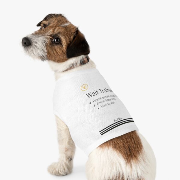 Wait Training Stylish Pet Tank Top - Image 3