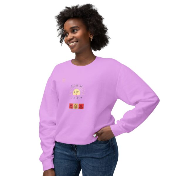 BRIGHT Rock of Ages Unisex Lightweigh Crewneck Sweatshirt - Image 31