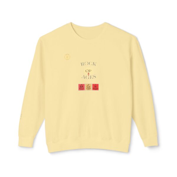 BRIGHT Rock of Ages Unisex Lightweigh Crewneck Sweatshirt - Image 17