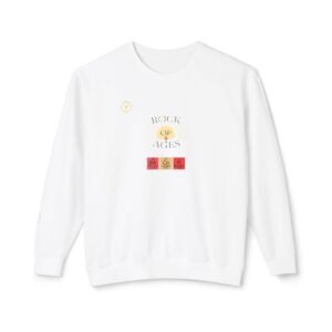 BRIGHT Rock of Ages Unisex Lightweigh Crewneck Sweatshirt