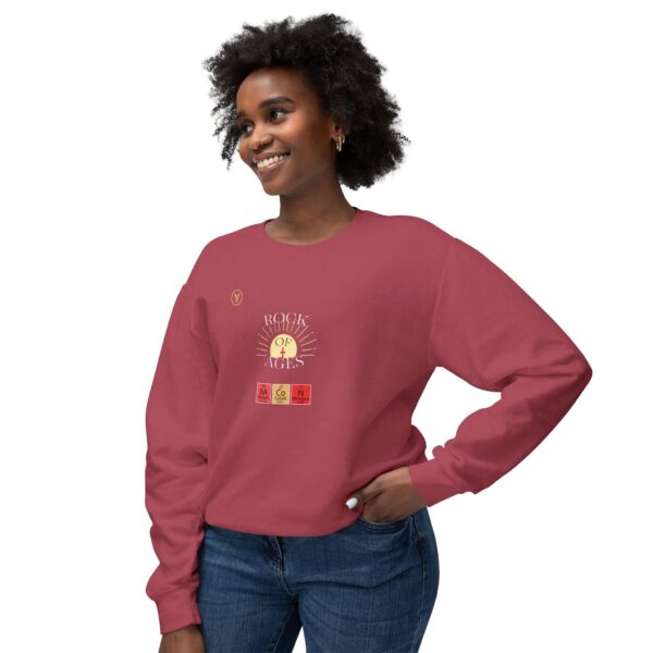 DARK Rock of Ages Unisex Lightweight Crewneck Sweatshirt - Image 23