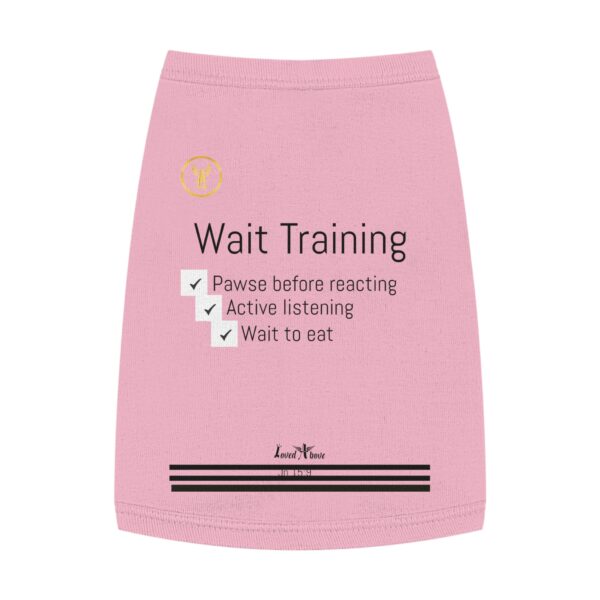 Wait Training Stylish Pet Tank Top - Image 7