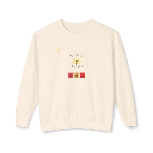 BRIGHT Rock of Ages Unisex Lightweigh Crewneck Sweatshirt - Image 5