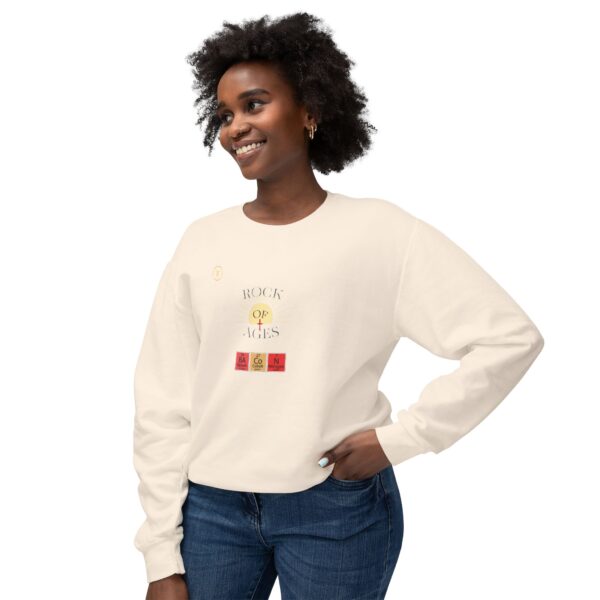 BRIGHT Rock of Ages Unisex Lightweigh Crewneck Sweatshirt - Image 7