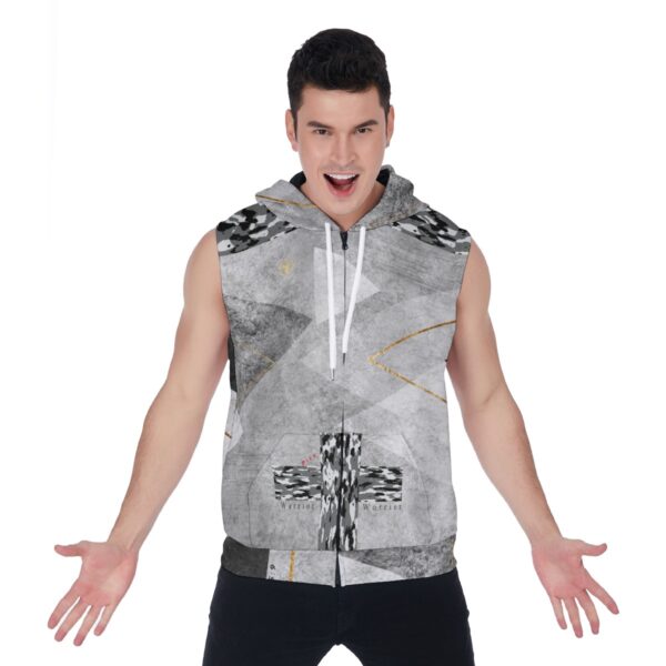 Warrior vs Worrier Unisex Sleeveless Hoodie
