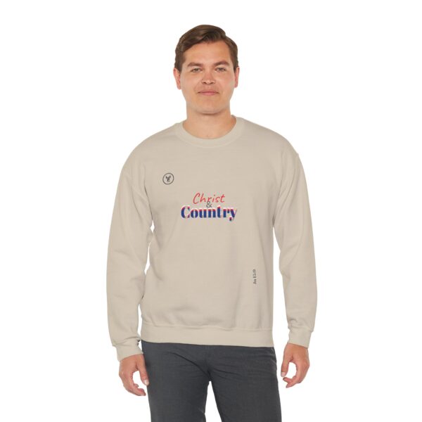 Christ & Country Unisex Crewneck Sweatshirt – - Image 36