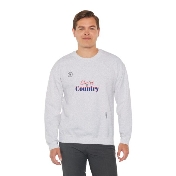 Christ & Country Unisex Crewneck Sweatshirt – - Image 26