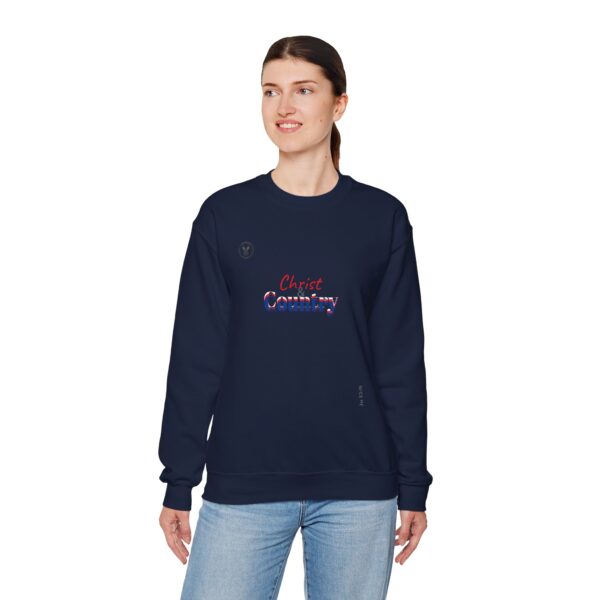 Christ & Country Unisex Crewneck Sweatshirt – - Image 127