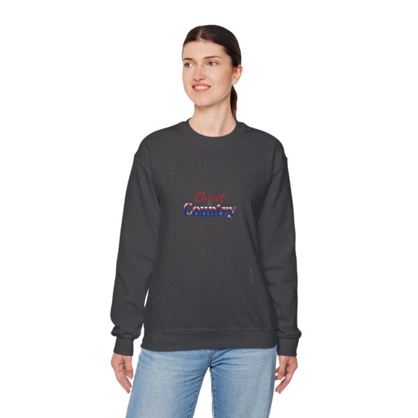 Christ & Country Unisex Crewneck Sweatshirt – - Image 87