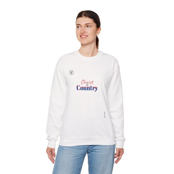 Christ & Country Unisex Crewneck Sweatshirt – - Image 17
