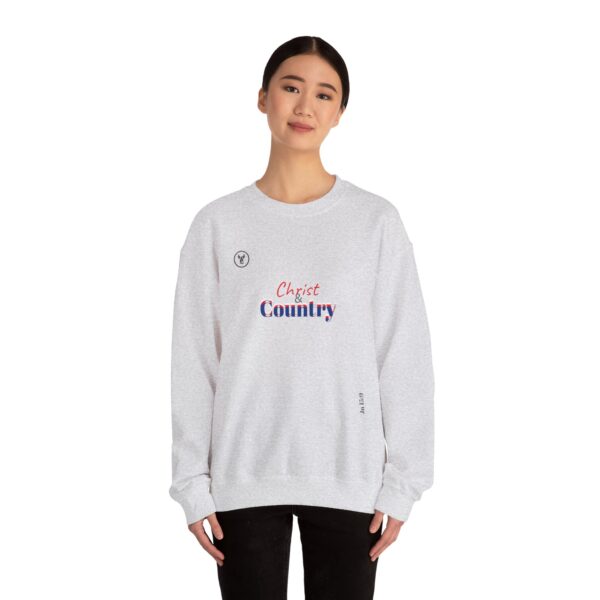 Christ & Country Unisex Crewneck Sweatshirt – - Image 24