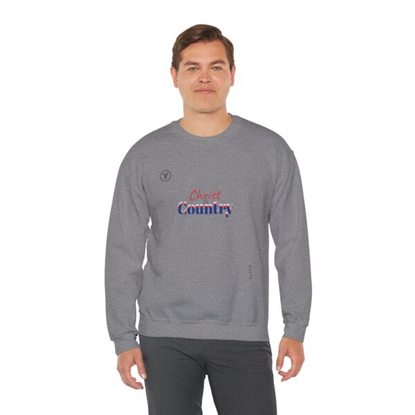 Christ & Country Unisex Crewneck Sweatshirt – - Image 76