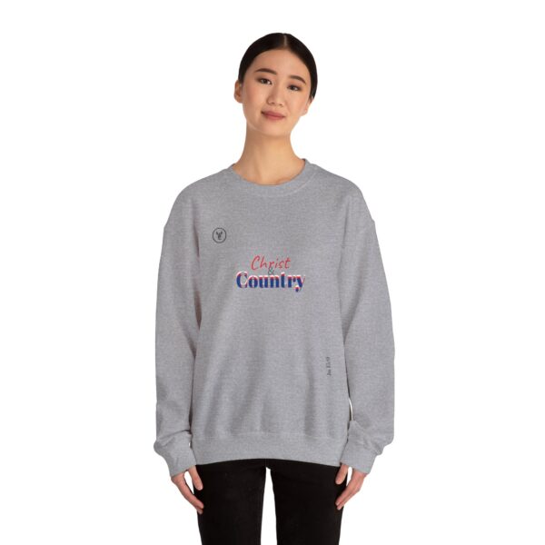 Christ & Country Unisex Crewneck Sweatshirt – - Image 44