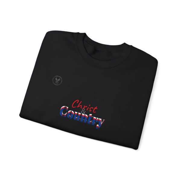 Christ & Country Unisex Crewneck Sweatshirt – - Image 4
