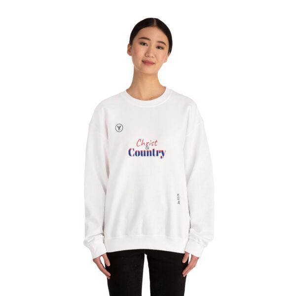 Christ & Country Unisex Crewneck Sweatshirt – - Image 14