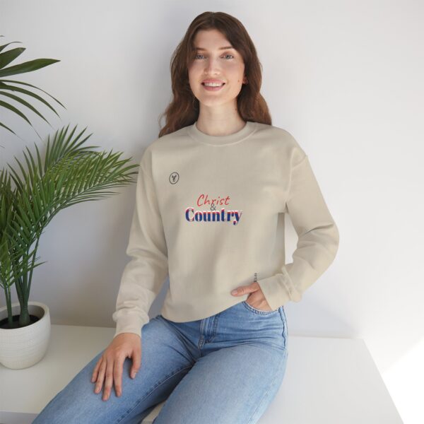 Christ & Country Unisex Crewneck Sweatshirt – - Image 38