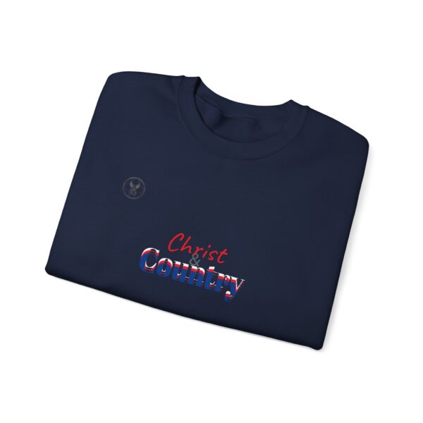 Christ & Country Unisex Crewneck Sweatshirt – - Image 123