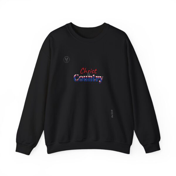 Christ & Country Unisex Crewneck Sweatshirt – - Image 2