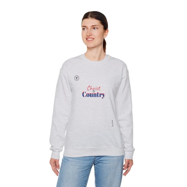 Christ & Country Unisex Crewneck Sweatshirt – - Image 27