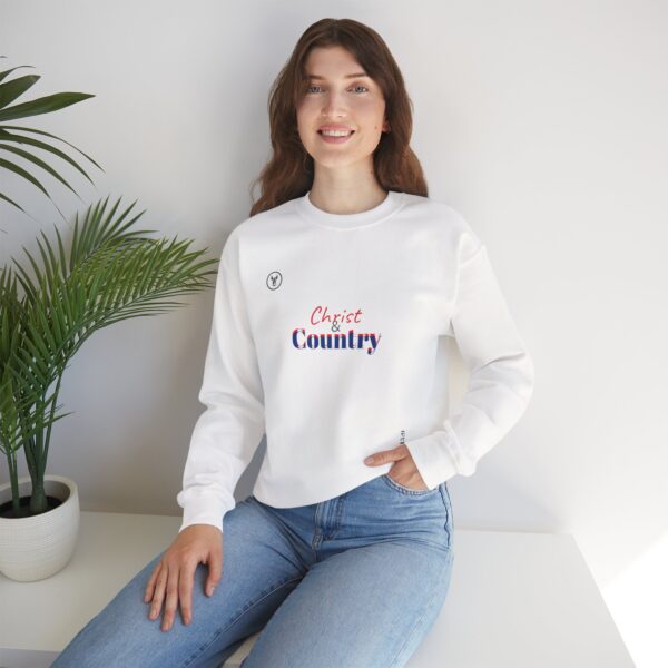 Christ & Country Unisex Crewneck Sweatshirt – - Image 18