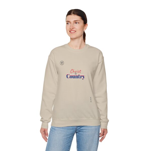 Christ & Country Unisex Crewneck Sweatshirt – - Image 37
