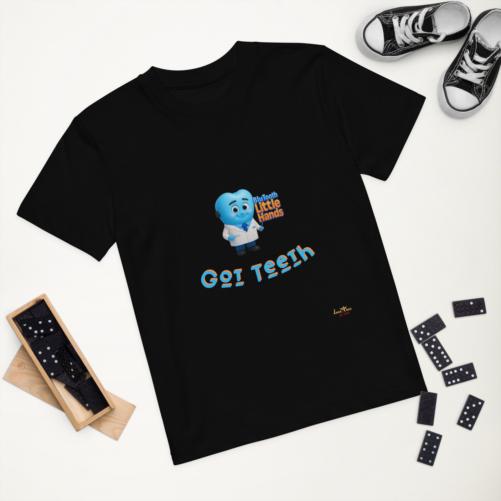 Organic BluTooth Got Teeth kids t-shirt